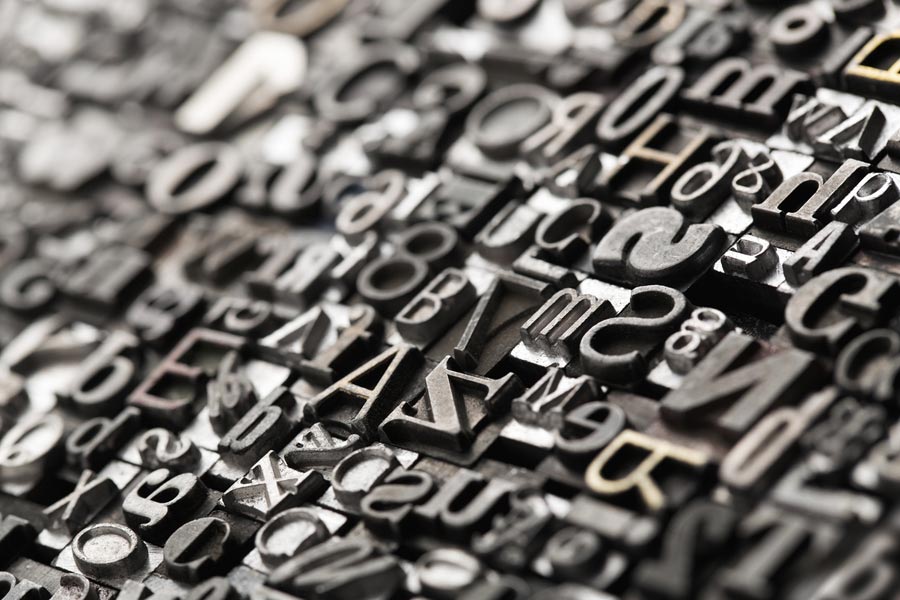 Du lernst alles über Schriften und ihre Verwendung.