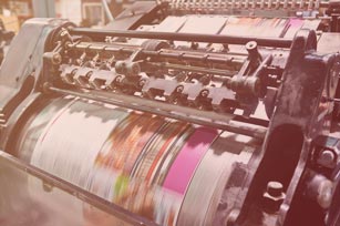 Medientechnik Teaser Druckmaschine